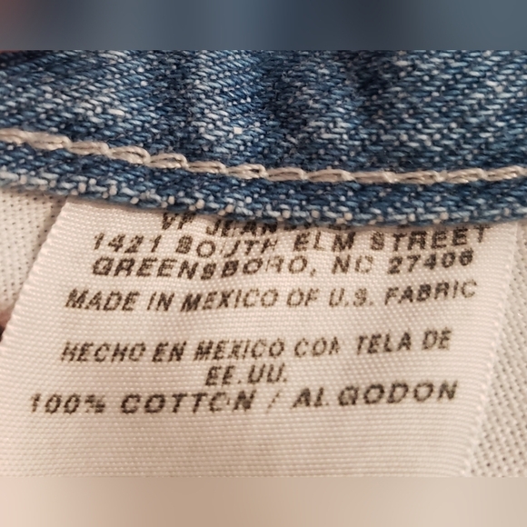 Chic Vintage High Rise Mom Blue Jeans Straight Leg Size 24W TALL - Picture 12 of 13